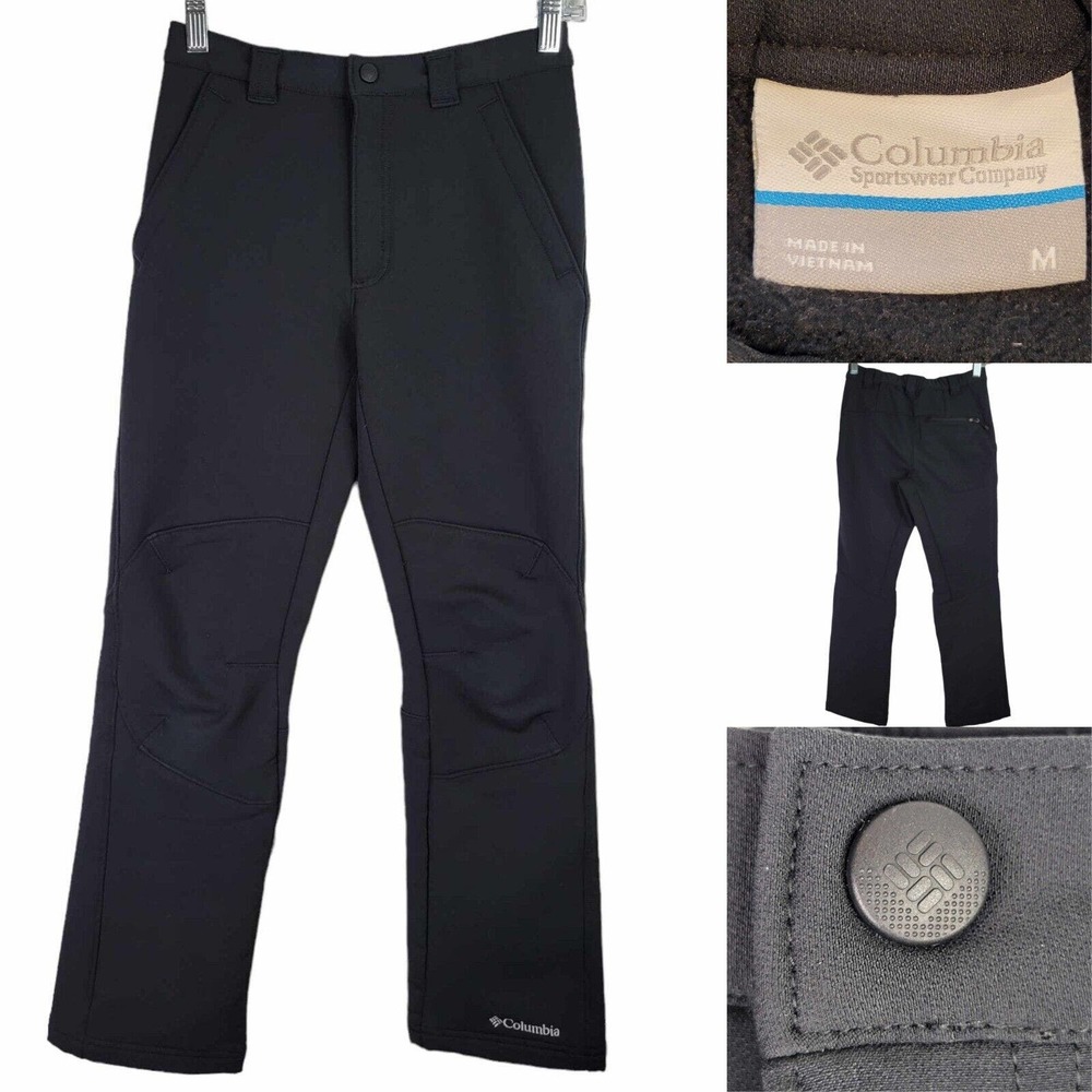 Columbia Snow Ski Pants Womens Size M Medium Black Lined 26X27